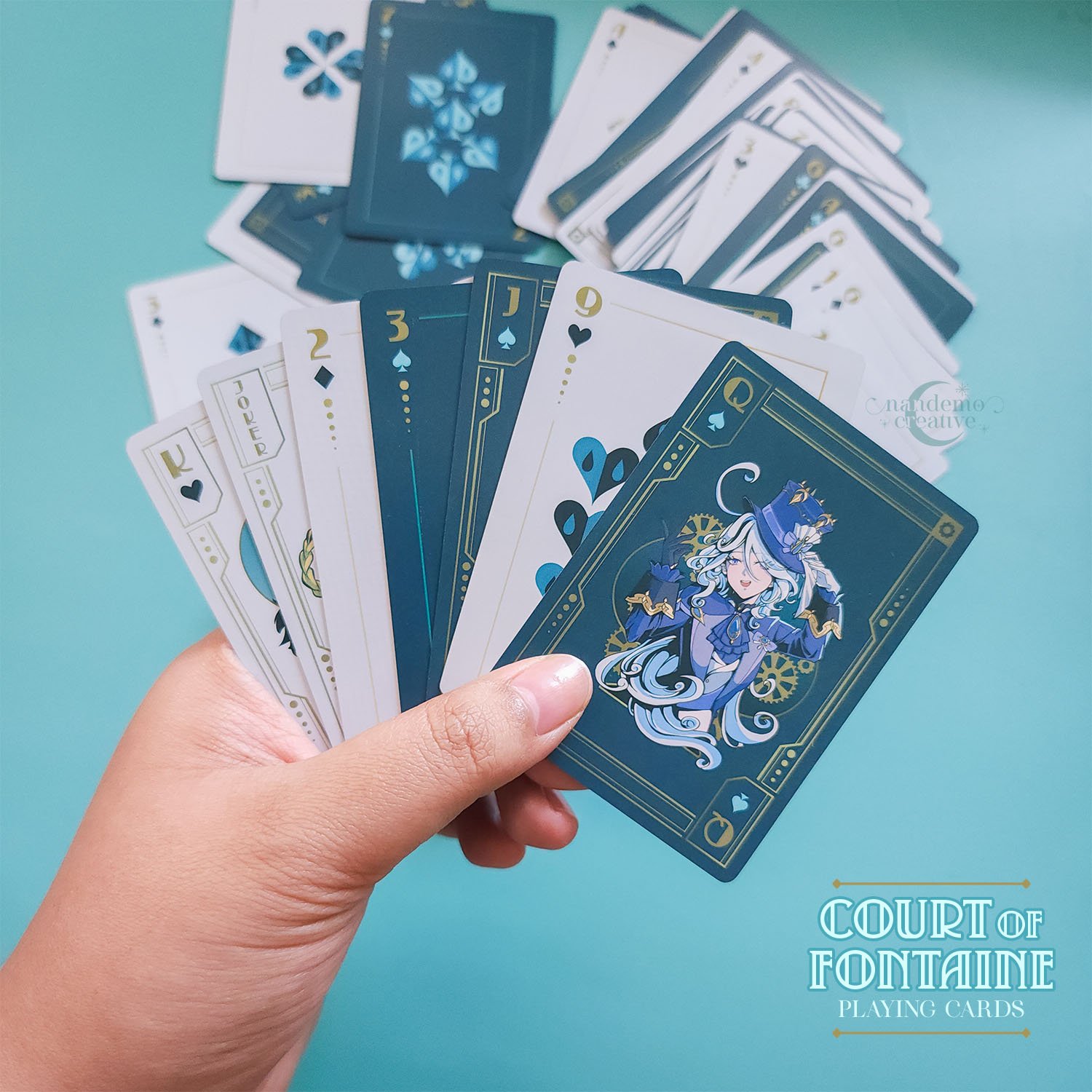 Court of Fontaine Playing Cards | Nandemo Creative